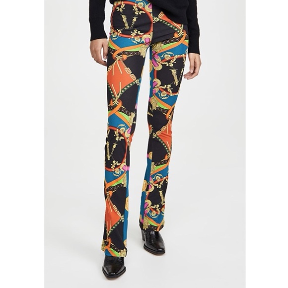 ❌SOLD❌FINAL MARKDOWN Versace Pantaloni Printed Jersey Pants XS S 38 - Picture 5 of 9